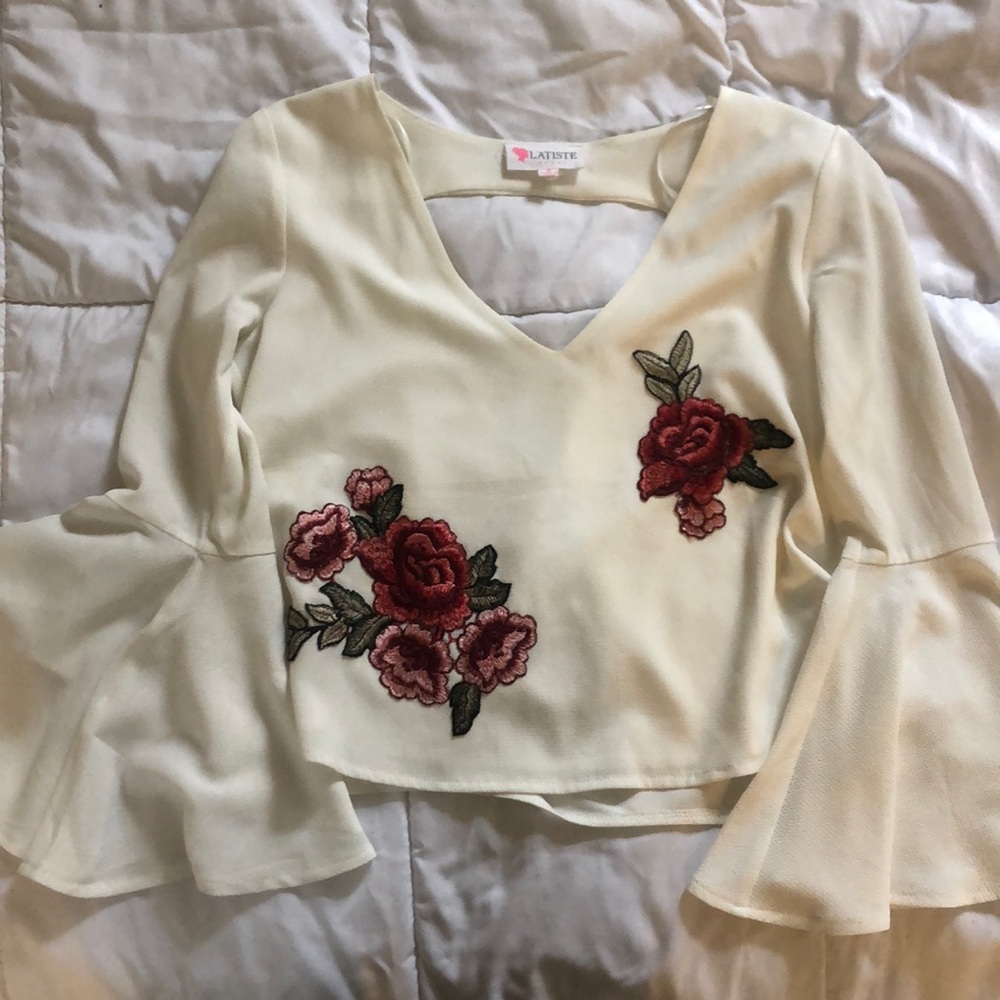 White Rose blouse